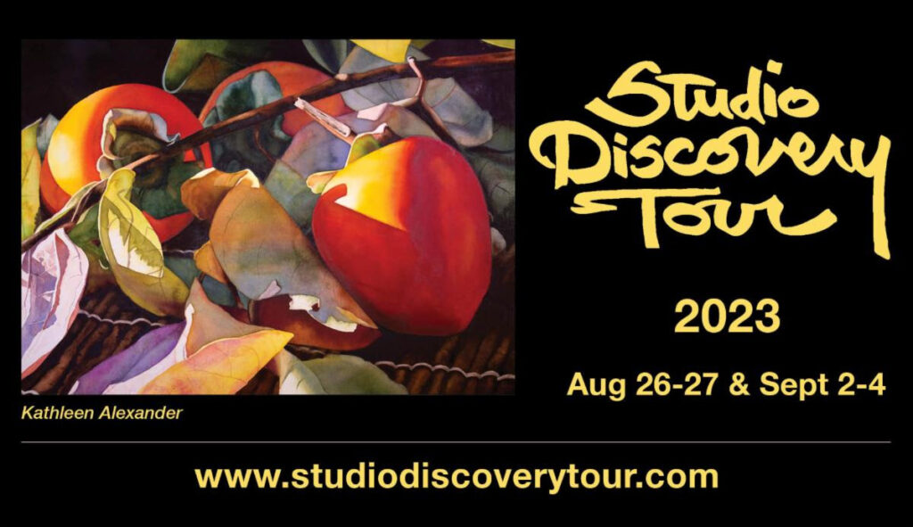 Read more about the article Studio Discovery Tour North Coast Artists Guild Sept 2-4, 23