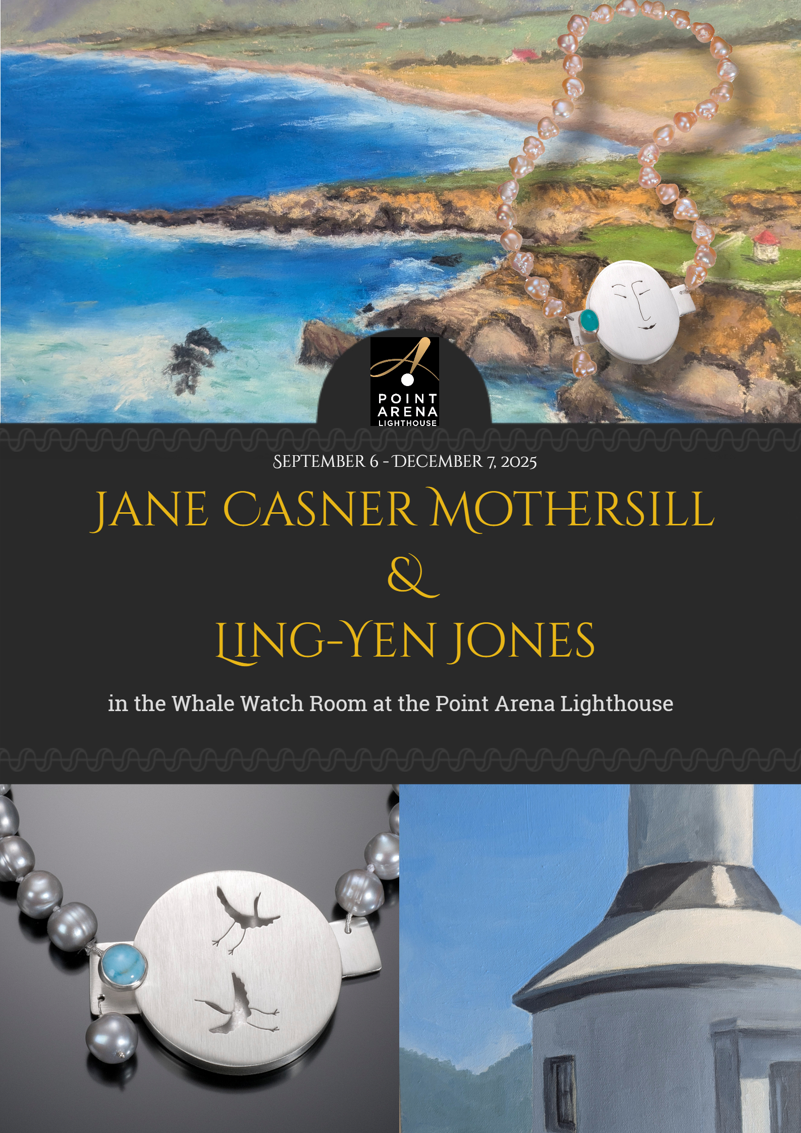 Jane Casner Mothersill & Ling-Yen Jones exhibits at Lighthouse