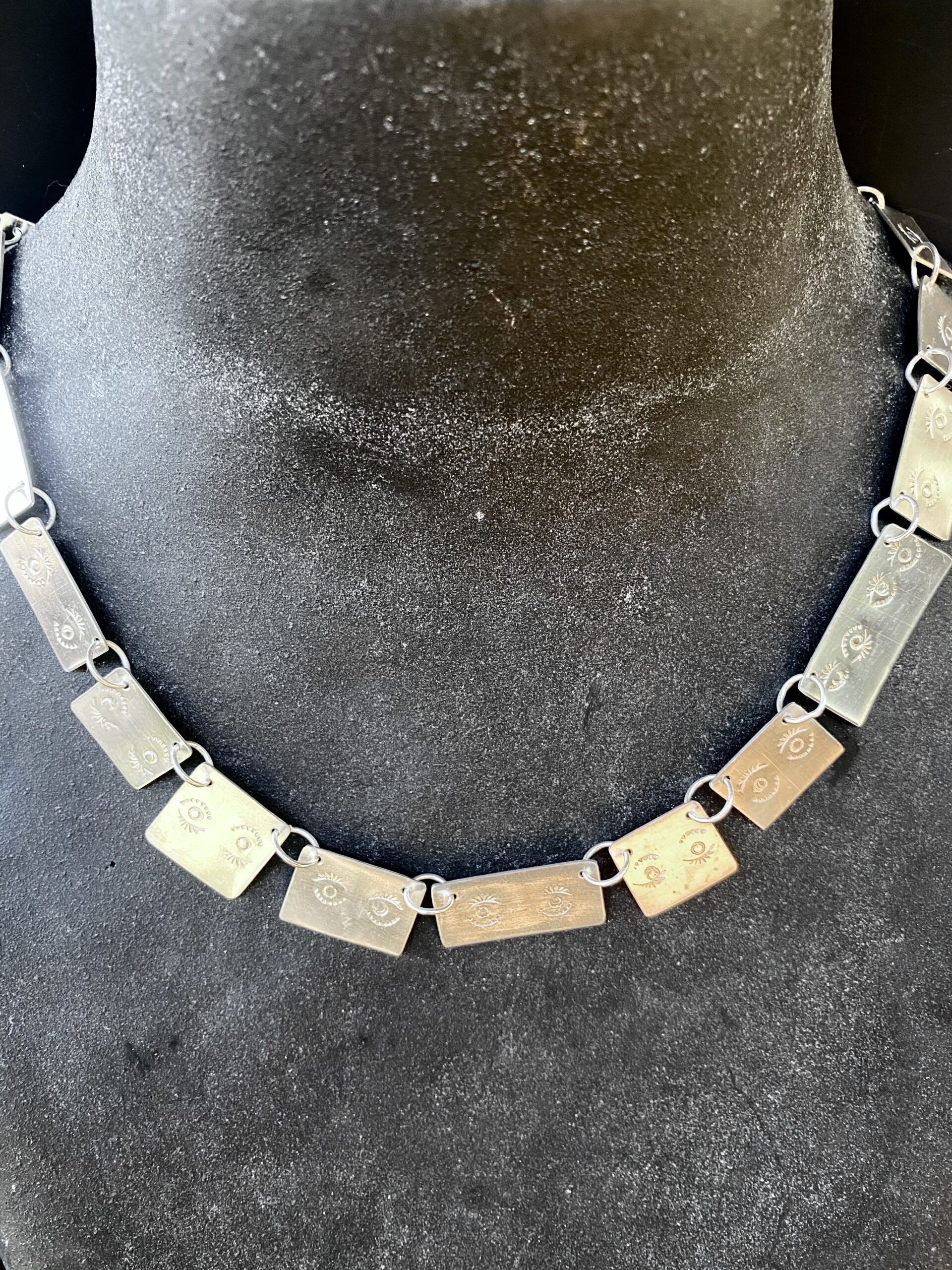 Eyes on You, sterling silver necklace